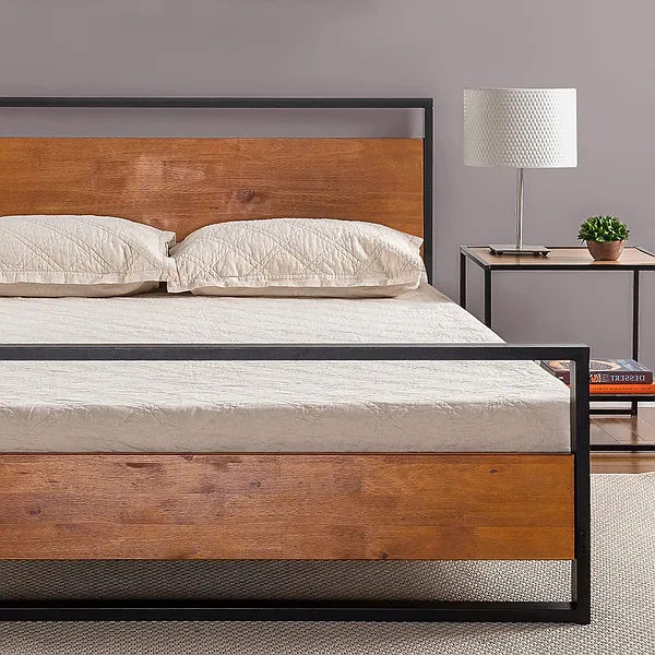Современная кровать в стиле лофт из натуральных материалов - идеальное решение для вашего интерьера