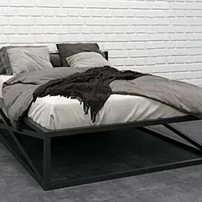 Кровать в стиле лофт из натуральных материалов - идеальное решение для вашей спальни!