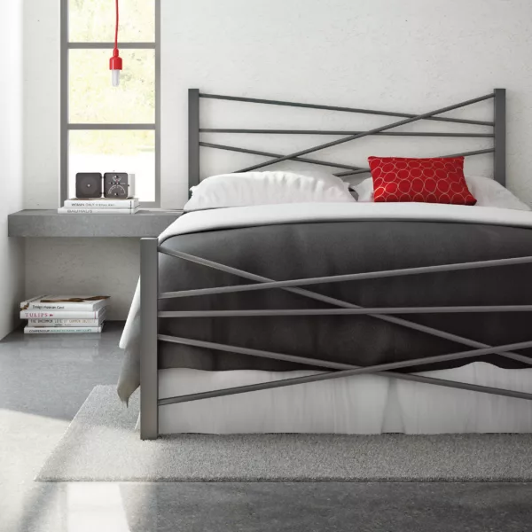 Превратите спальню в стильный лофт с нашей кроватью из натуральных материалов!