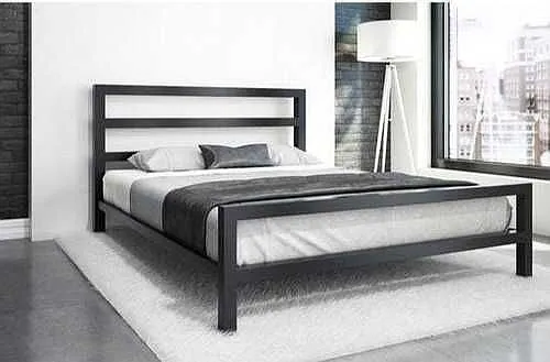 Кровать в стиле лофт из натурального дерева и металла - создайте уют и комфорт с нашей кроватью лофт!
