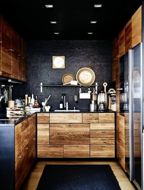 Кухня Икеа В Стиле Лофт,деревянная кухня икеа в стиле лофт,